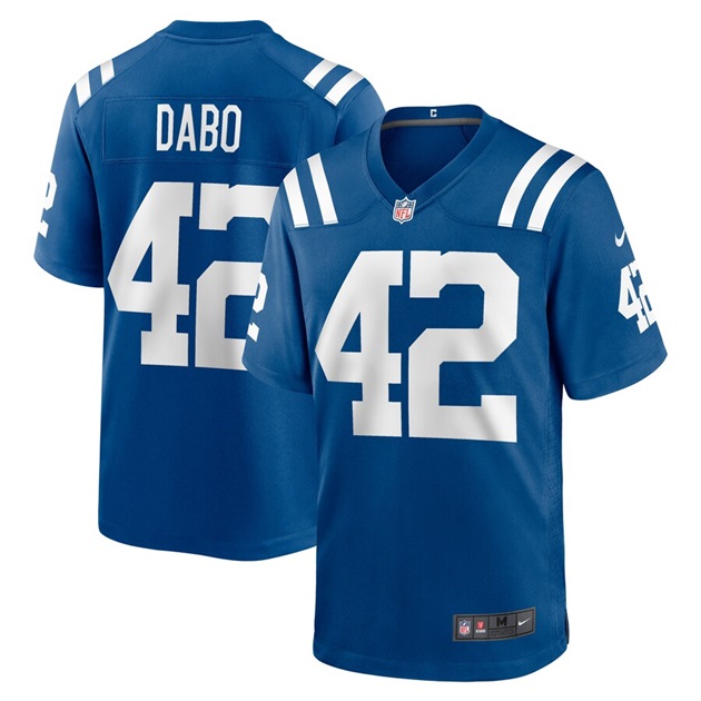 mens nike marcel dabo royal indianapolis colts game player jersey